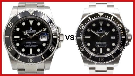 rolex sea dweller 4000 vs submariner thickness|Rolex Submariner vs sea dweller.